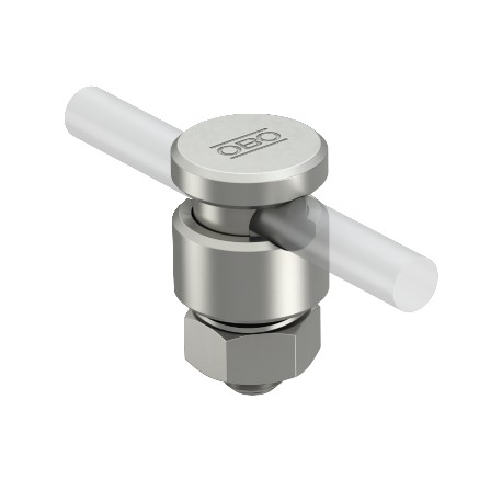 5001 N-VA 5304176 OBO BETTERMANN Terminale di collegamento per il conduttore tondo, 8-10mm, acciaio inox 1.4..