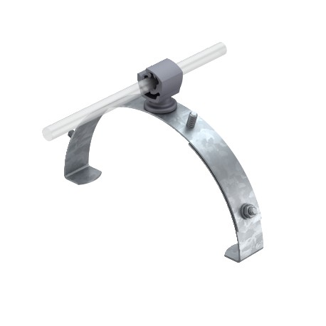 132 N-DK 5202566 OBO BETTERMANN Soporte para conduc. en tejado 132 N-DK, para teja de cumbrera 8mm Acero, St..