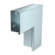 LKM F60100FS 6248004 OBO BETTERMANN angle plan, avec couvercle, 60x100mm, bande galvanisée, DIN EN 10147, Ac..