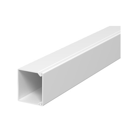 WDK40040RW 6191126 OBO BETTERMANN Wall trunking system with floor knock-outs, 40x40x2000, Pure white, 9010, ..
