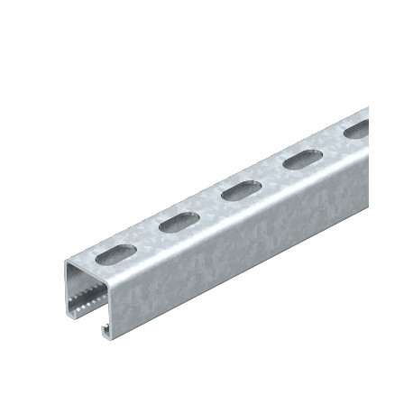 MS 41 L 200 FT 1122509 OBO BETTERMANN Profile rails perforated, slot width 22 mm, 200x41x41, Hot-dip galvani..
