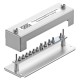 1810 5015057 OBO BETTERMANN barre de bus équipotentielle, 348mm, DIN galvanisé à chaud 267, Teil 10 Steel St