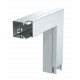 LKM F40040RW 6248993 OBO BETTERMANN angle plan, avec couvercle, 40x40mm, blanc pur, 9010, bande galvanisé / ..