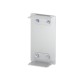 GA-E70130RW 6279370 OBO BETTERMANN fin, symétrique, bonnet de 70x130mm, blanc pur, 9010, Aluminium, Alu