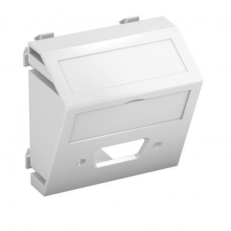 MTS-DB O RW1 6104718 OBO BETTERMANN Toma multimedia, VGA/D-Sub9, sin toma de conexión, 45x45mm, blanco puro,..