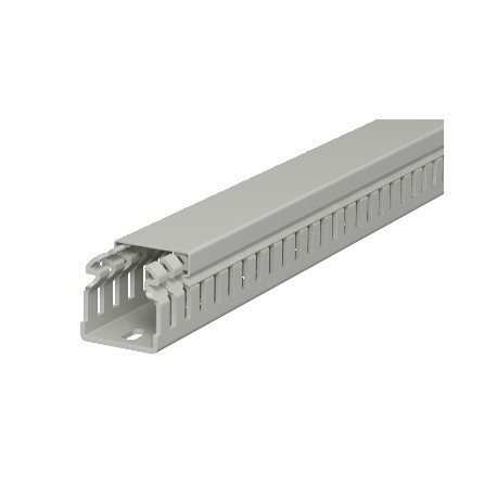 LKV 37037 6178307 OBO BETTERMANN Slotted cable trunking system , 37x37x2000, Stone grey, 7030, Polyvinylchlo..