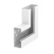 GS-AFS70170RW 6277820 OBO BETTERMANN angle plan 70x170mm vers le haut asymétrique, blanc pur, 9010 Steel St