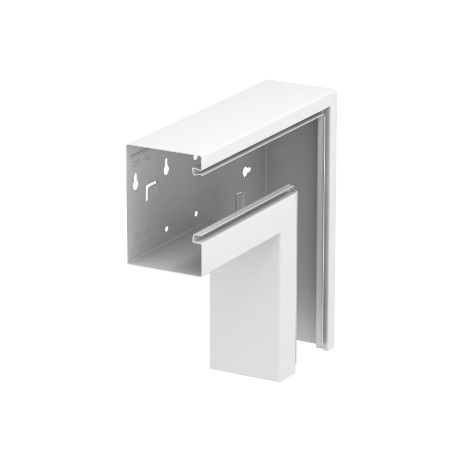 GS-AFF90130RW 6277530 OBO BETTERMANN ângulo plano 90x130mm queda assimétrica, branco puro, 9010 Aço St
