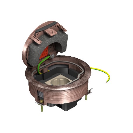 GESRK2 HS 7405620 OBO BETTERMANN Geräteeinsatz für RF / CF, alte Kupfer, Kupferbeschichtung, Zinkdruckguss, ..
