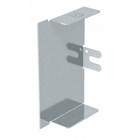 LKM E60100RW 6249817 OBO BETTERMANN embout, 60x100mm, blanc pur, enduit 9010, bande galvanisé / plastique, D..