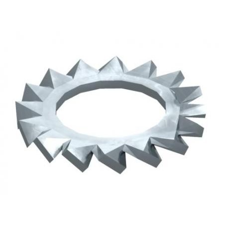 DIN 6798 A M10 G 3404102 OBO BETTERMANN Zahnscheibe, M10, galvanisch, DIN 50961, Stahl, St