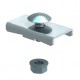 LKS 40 FS 6221076 OBO BETTERMANN Clamp, p / banda. L45 e L60 escada, 40x22, banda galvanizado, DIN EN 10147,..