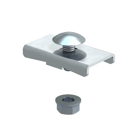 LKS 40 FS 6221076 OBO BETTERMANN Clamp, p / band. L45 e L60 scaletta, 40x22, banda zincato, DIN EN 10147, Ac..