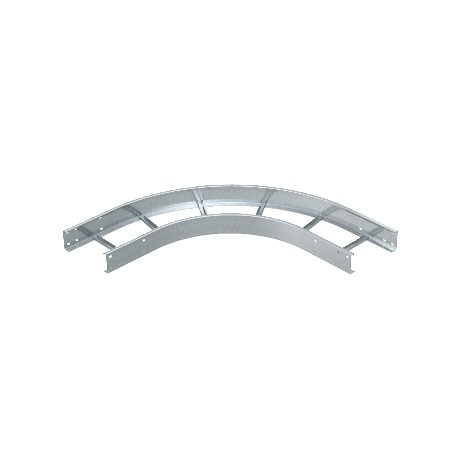 WLB 90 116 FS 6312373 OBO BETTERMANN Curva de 90°, p/ band.esc. de vano ancho 110, 110x600, galvanizado en b..