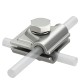 249 8-10 VA 5311551 OBO BETTERMANN Connettore adattabile, T, croce e paralleli, RD 8-10 1.4301 acciaio VA 1...