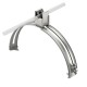 132 VA 5202833 OBO BETTERMANN Soporte para conduc. en tejado, para teja de cumbrera, 8mm, Acero inoxidable 1..