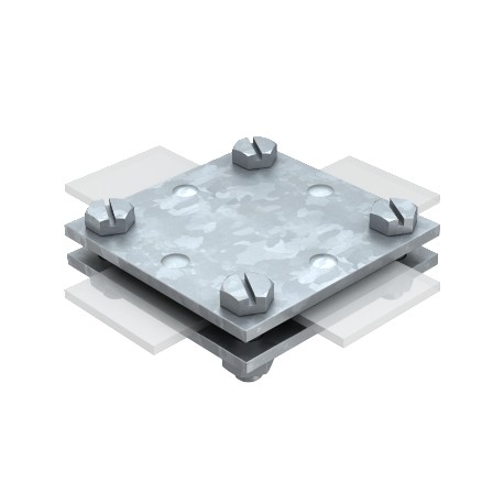 256 A-DIN 40 FT 5314666 OBO BETTERMANN Cross-conector para FL40xFL40, s / chapa, 40 mm, galvanizado a quente..