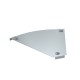 DFBM 45 400 DD 7138408 OBO BETTERMANN 45° bend cover for bend RBM 45 400, B 400mm, Zinc-aluminium coated, do..
