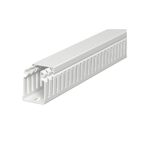 LKVH 50037 6178582 OBO BETTERMANN Box Channel, sans halogène, 50x37,5x2000, gris clair, RAL 7035 polycarbona..