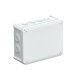 T 160 RO-LGR 2007649 OBO BETTERMANN Junction Box mit Einträgen, rotem Deckel, 190x150x77, Rot grau, Polyprop..