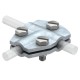 247 8-10 FT 5311209 OBO BETTERMANN Conector en T 247 8-10 FT 8-10mm Acero, St Galvanizado por inmersión en c..