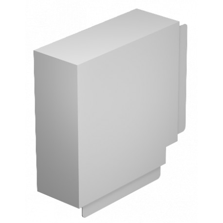 WDK HF100230RW 6193033 OBO BETTERMANN angle plan, 100x230mm, blanc pur, 9010, du chlorure de polyvinyle, PVC