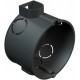 UG 60 D 2003015 OBO BETTERMANN boîte d'appareils, encastré, Ø60mm, H40mm, noir, Polystyrène, PS