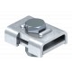 1818 5012015 OBO BETTERMANN Morsetto, zincatura a caldo, DIN EN ISO 1461 Acciaio St