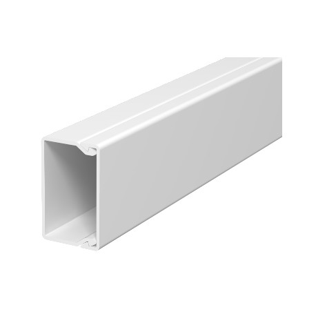 WDK25040RW 6191061 OBO BETTERMANN Wall trunking system with floor knock-outs, 25x40x2000, Pure white, 9010, ..