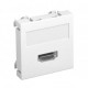MTG-HD S RW1 6104802 OBO BETTERMANN Prenez multimédia HDMI, avec raccordement vissé, 45x45mm, blanc pur, 901..