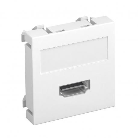 MTG-HD S RW1 6104802 OBO BETTERMANN Prenez multimédia HDMI, avec raccordement vissé, 45x45mm, blanc pur, 901..