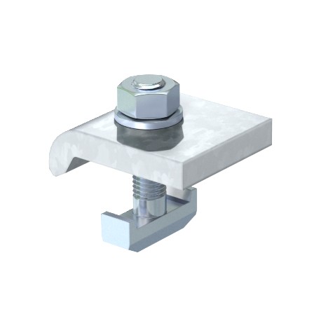 KWH 15 FT 6355056 OBO BETTERMANN Clamping profile with hook screw, h 15 mm, 60x50, Hot-dip galvanised, DIN..