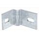 BW 80 55 FT 6019528 OBO BETTERMANN Fastening bracket for IS 8 support, 80x65, Hot-dip galvanised, DIN EN ISO..