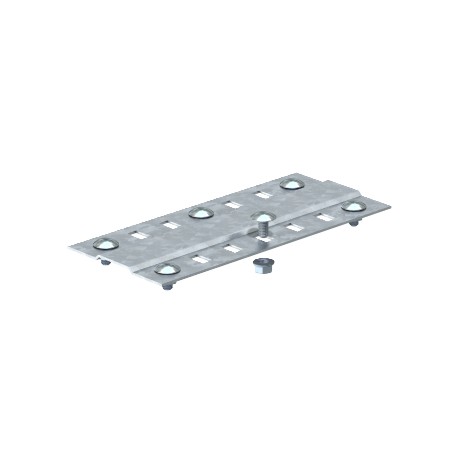 SSLB 200 FS 7070213 OBO BETTERMANN Jointoiement plaque, large, avec 2 fixations, B200mm, bande galvanisée, D..