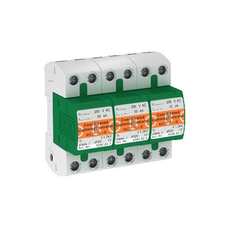 MCD 50-B 3 5096877 OBO BETTERMANN peigne Downloader. corr. Ray, Set pour les réseaux TN-C, 255V,