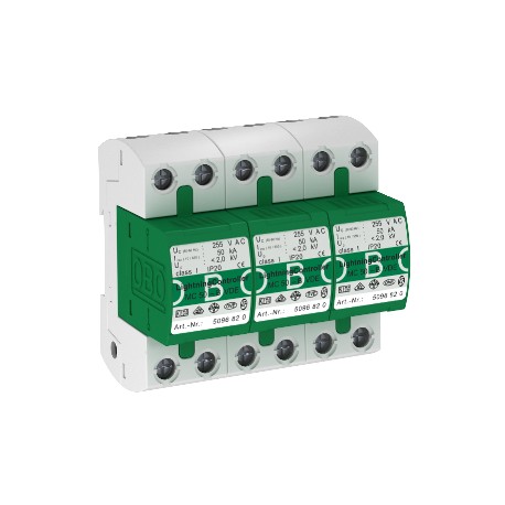 MC 50-B 3 5096876 OBO BETTERMANN Lightning Set für TN-C-Netze, 255V,