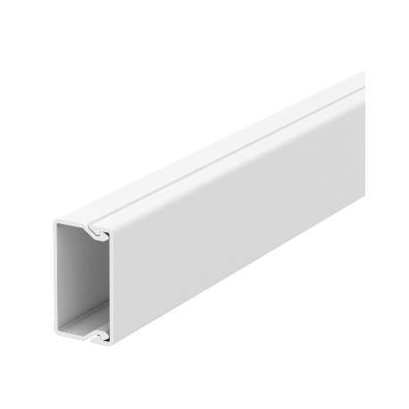 WDK20035RW 6191045 OBO BETTERMANN mur de Canal et le plafond, avec le forage à la base, 20x35x2000, blanc pu..