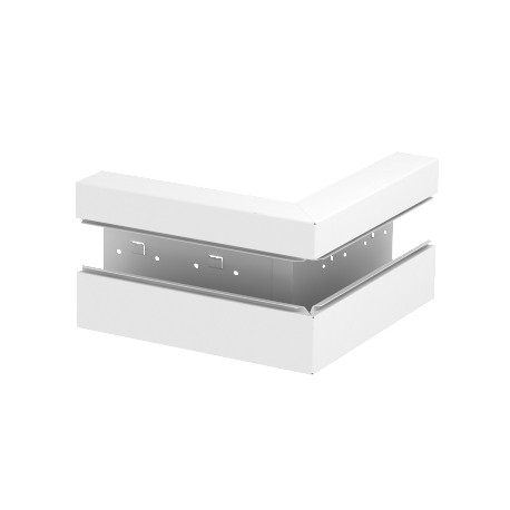 GS-AA70210RW 6278010 OBO BETTERMANN Esquina exterior asimétrica, 70x210mm, Blanco puro, 9010, Acero, St