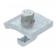 KWH 10 FT 6355048 OBO BETTERMANN Clamping profile with hook screw, h 10 mm, 60x50, Hot-dip galvanised, DIN..