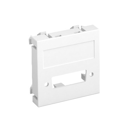 MTG-DV O RW1 6104778 OBO BETTERMANN Multimedia support, DVI without connection socket, 45x45mm, Pure white, ..