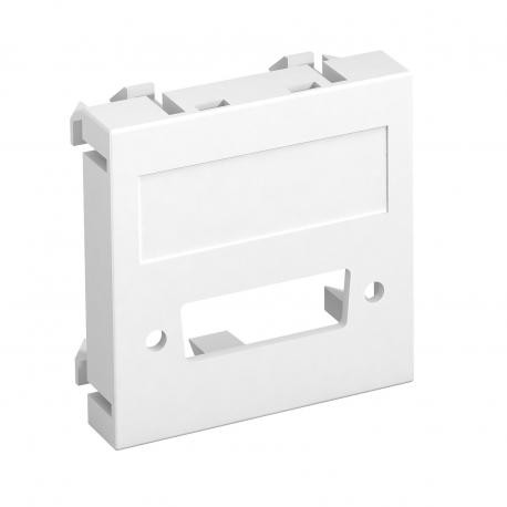 MTG-DV O RW1 6104778 OBO BETTERMANN Tome multimídia, DVI, sem tomada de ligação, 45x45mm, puro branco, 9010,..