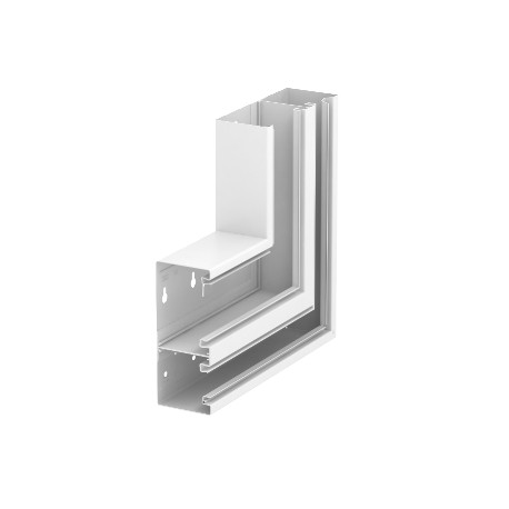 GS-DFS70170RW 6278220 OBO BETTERMANN angle plan 70x170mm vers le haut asymétrique, blanc pur, 9010 Steel St