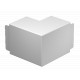 WDK HA100130RW 6192424 OBO BETTERMANN angle extérieur, 100x130mm, blanc pur, 9010, du chlorure de polyvinyle..