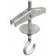 452 M4x70 G 3481778 OBO BETTERMANN Tilting, avec crochet de plafond, M4x70mm, j'electrozincado, DIN 50961 Ac..
