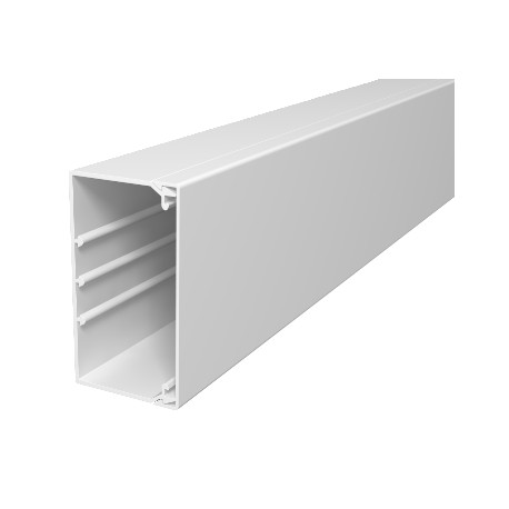 WDK60110RW 6191215 OBO BETTERMANN Wall trunking system with floor knock-outs, 60x110x2000, Pure white, 9010,..
