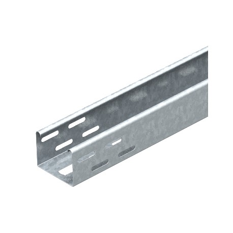 LTR 6000 FS 6055812 OBO BETTERMANN Light support tray , 60x75x6000, Strip-galvanised, DIN EN 10147, Steel, St