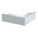 LKM A40060RW 6249094 OBO BETTERMANN angolo esterno, con coperchio, 40x60mm, bianco puro, 9010, banda zincata..