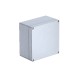 Mx 170805 LGR 2011324 OBO BETTERMANN Caja vacía de aluminio, 175x80x57, gris claro, RAL 7035, recubierto con..