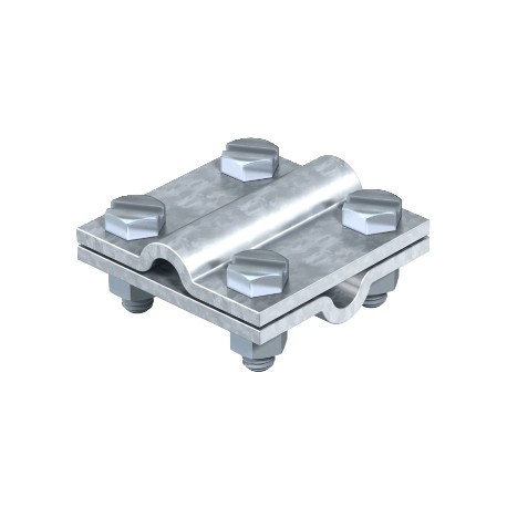 253 8X8 5312604 OBO BETTERMANN Cross-conector, 8-10 mm, DIN galvanizado a quente 267, Teil 10 Aço St