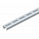 2063 L 2M FT 1112759 OBO BETTERMANN Profile rails perforated, slot width 16.5 mm, 2000x35x18, Hot-dip galvan..